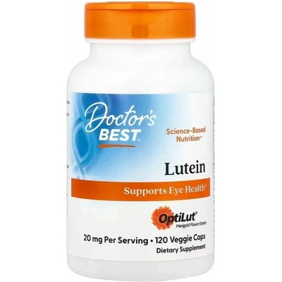 Doctor's Best Luteín s OptiLut 20 mg & Zeaxantín zdravie očí 120 kapsúl