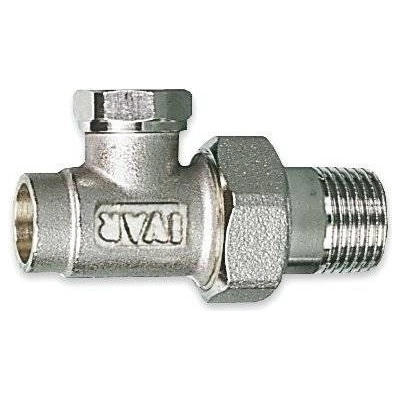 IVAR CS Šroubení uzavíratelné Cu 15 přímé pájecí - 500623 IVAR