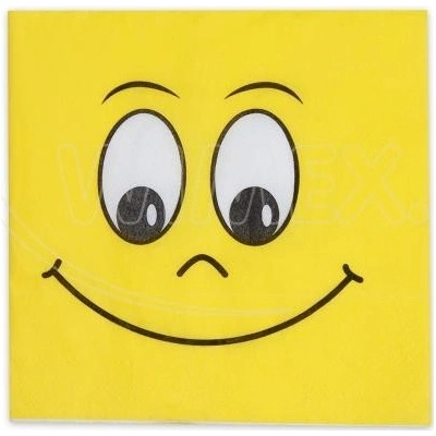 Wimex Obrúsky Smiley 3V 33x33 cm