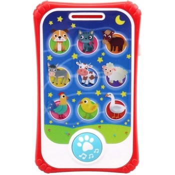 MaDe Interaktivní hračka Dětský mobilní telefon 9,5 x 15,5 cm 8590756158602