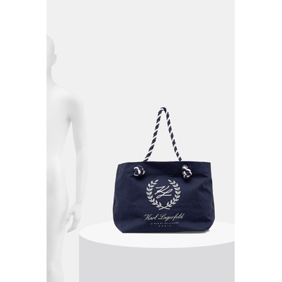 KARL LAGERFELD Чанта tote дамска от памук K/HOTEL (B1W46065)
