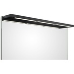 DECOR WALTHER Лампа над огледалото Slim Clip On 80 см черен мат (0419360)