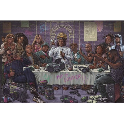 Plagát, Obraz - The Last Supper of Hip Hop, 91.5 × 61 cm