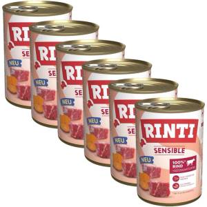 RINTI Консерва RINTI SENSIBLE говеждо & сладък картоф 6 x 400 г