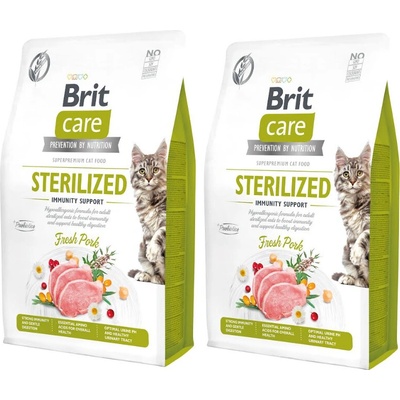 BRIT Care Cat Grain-Free Sterilized Immunity Support 2 x 7 kg