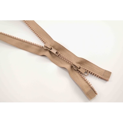 Protipohyb kostený zips - dĺžka (65 - 150 cm) - rôzne farby 65 cm Tmavá béžová