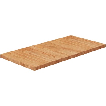 Image 1 of vidaXL Плот за баня светлокафяв 80x40x2, 5 см обработено масивно дърво (343038)