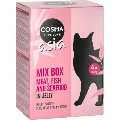 Cosma Thai/Asia kapsičky míchané balení 6 druhů 24 x 100 g
