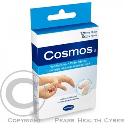 Cosmos voděodolná náplast 5 velikostí 20 ks