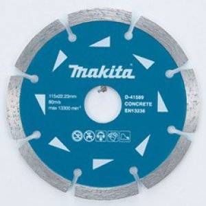 Makita Диамантен сегментен режещ диск MAKITA 115x22.23 мм D-41589 (D-41589)