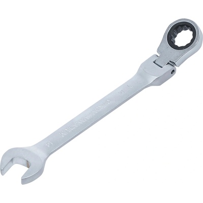 BGS Ráčnový očkoplochý klíč kloubový 14 mm BS6714