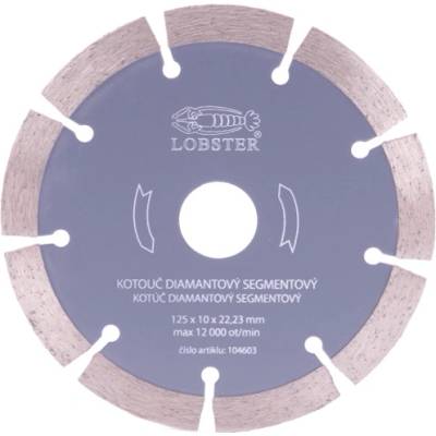 Lobster Kotouč diamantový segmentový 125 mm 104603