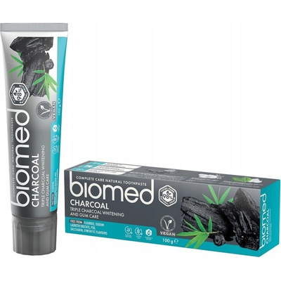Biomed bělící s aktivním uhlím 100 g