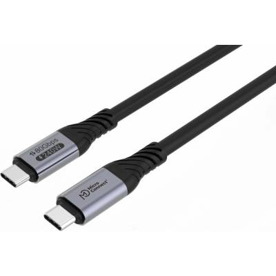MicroConnect USB4CC1-240W-80GBPS USB-C - USB-C 1m černý