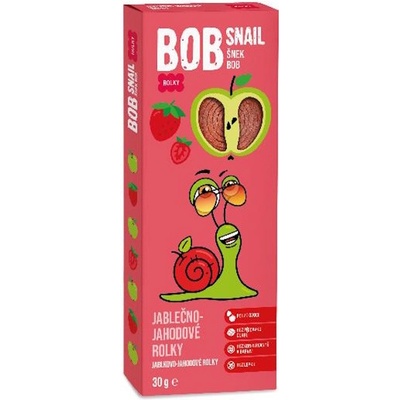 ŠNEK BOB jablečno jahodové rolky 30 g