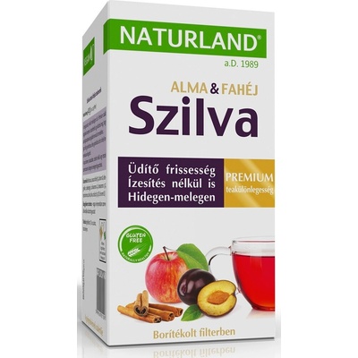 NATURLAND PRÉMIOVÝ SLIVKOVO JABLKOVO-ŠKORICOVÝ ČAJ 20 KS