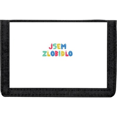 Peněženka na suchý zip Jsem zlobidlo