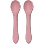 Lorelli Силиконови лъжички Lorelli - Natural, 2 броя, Deep Pink (10230690002) - kindermarket