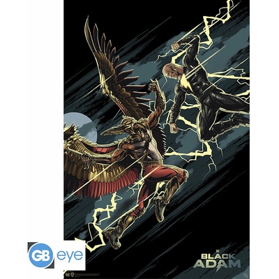 DC COMICS - Poster Maxi 91.5 x 61 cm - Black Adam vs Hawkman, GBYDCO071