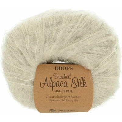 Drops Brushed Alpaca Silk 35 šedá