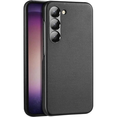 Dux Ducis Кейс от изкуствена кожа Dux Ducis Grit за Samsung Galaxy S23 Plus, съвместим с MagSafe, черен (6934913030363)