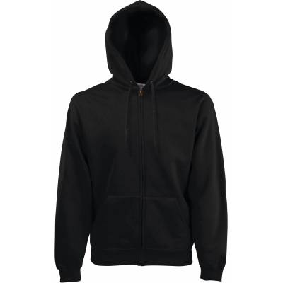Fruit of the Loom Мъжко яке с качулка fruit of the loom premium / Мъжко яке с цип - черно m (16203400202)