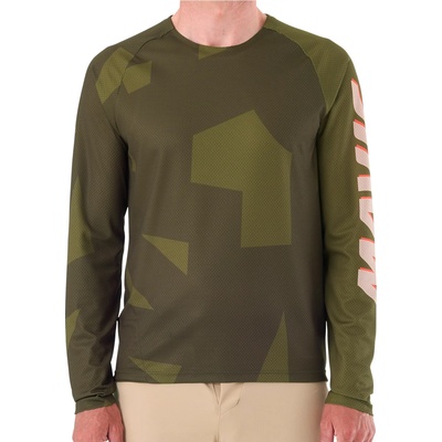 Mavic Мъжка фланелка с дълъг ръкав за колоездене Mavic Deemax Enduro L/S Jersey Cycling jersey - Camo / Olive - размер XXL (056-3618-0215)