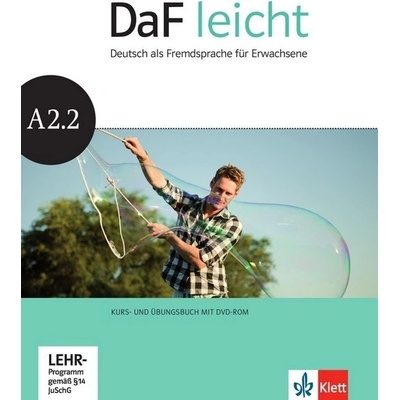 DaF leicht A2.2 učebnica nemčiny s DVDROM