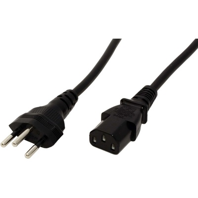 Value Kabel síťový Švýcarsko, SEV1011 (typ J) - IEC320 C13, 1,8m, bílý - 19.99.1223