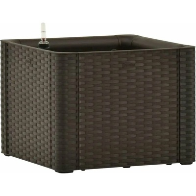 STEFANPLAST Samozavlažovací kvetináč NATURAL DELUXE 43x43x33cm moka