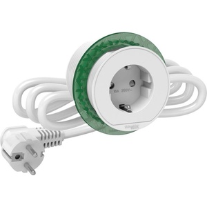 Schneider Electric SE Модул за вграждане в бюро 1х шуко, кабел 2м, цвят Бял Unica System+ - INS44000 (INS44000)
