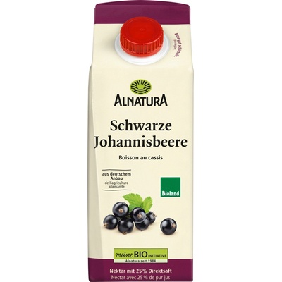 Alnatura Ovocný nektar černý rybíz 0,75 l