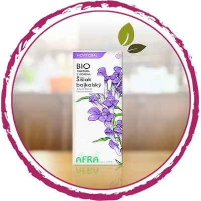 Afra Šišiak bajkalský Bio tinktúra 50 ml