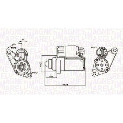 Startér MAGNETI MARELLI 063721330010
