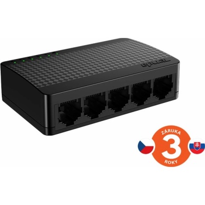 Tenda SG105M Tenda SG105M - 5x Gigabit Desktop Ethernet Mini Switch, 10/100/1000 Mb/s, 10Gb/s, fanless – Zboží Živě