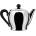 Alessi Alessi Moka Bombe кафеварка, 3 чаши, черен (CA12/8)
