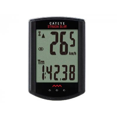 CATEYE Cyklopočítač CAT Strada Slim - road (RD310W) černá