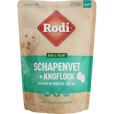 Rodi Exclusive Ovčí tuk s česnekem pro psy 200 g