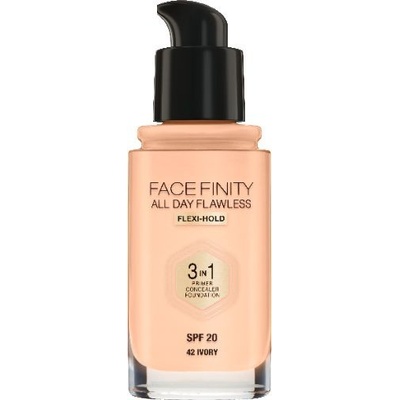 Max Factor Facefinity All Day Flawless dlhotrvajúci make-up SPF20 42 Ivory 30 ml