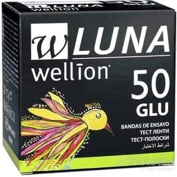 Wellion Luna GLU testovacie prúžky k prístroju 50 ks