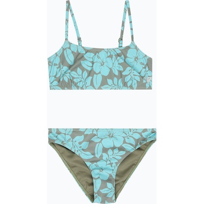 Roxy Strój kąpielowy dwuczęściowy dziecięcy ROXY Spirit Bralette Set oli green the mo mini rg