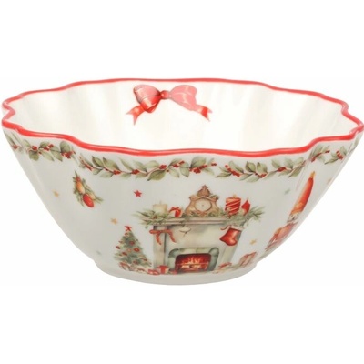 Isabelle Rose Porcelánová miska Vintage Christmas 12 cm