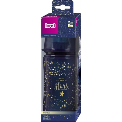 LOVI lahev Stardust modrá 240ml