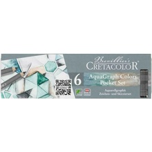 Sada akvarelových grafitových pastelek AquaGraph v plechovém pouzdře Cretacolor 6ks