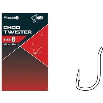 Kevin Nash Chod Twister Barbless vel.4 10 ks