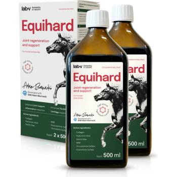Lab-v Equihard - Комплексна формула за здрави стави при коне и понита 2x500мл