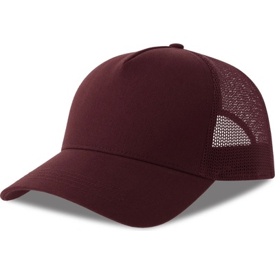 Atlantis Headwear Rapper Cotton-S 5 panelová Trucker COT330260z7399-burgundy/bu Burgundová