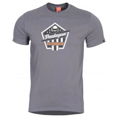 Pentagon tričko Victorious Wolf grey