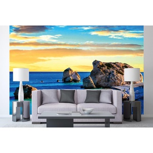DIMEX ART Самозалепваща се флизелинова фототапета заливът на афродита 375 x 250 см