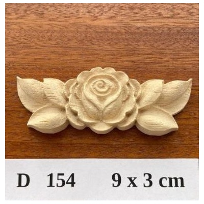 Ann Zeng Dřevěný ornament D154 9 x 3 cm barva přírodní 1 ks